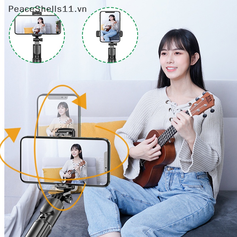 Gậy Tự Sướng Bluetooth Không Dây Có Chân Tripod Ngang
