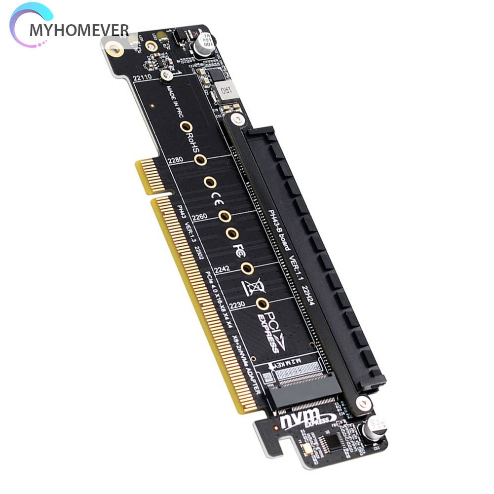Thẻ Mở Rộng PCIe X16 Sang X8 + X4 + X4 2280 / 2260 / 2242 / 2230 SSD