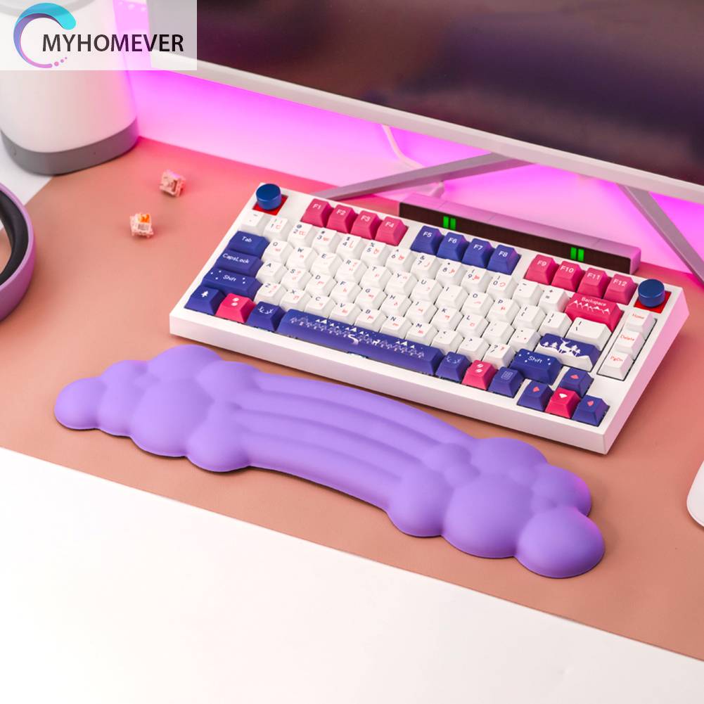 Đệm Cổ Tay Bấm Bàn Phím Máy Tính Giảm Đau Hình Đám Mây