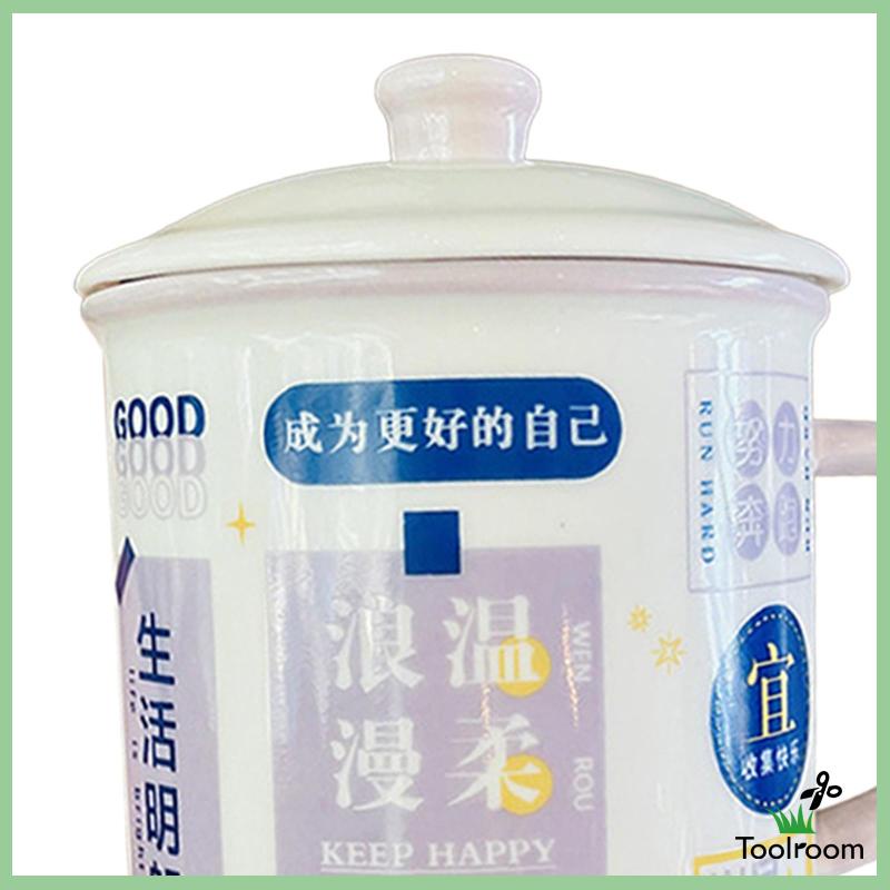 Set 4 Cốc Uống Nước Tráng Men 14oz Có Tay Cầm Tiện Dụng Mang Theo Du Lịch / Cắm Trại