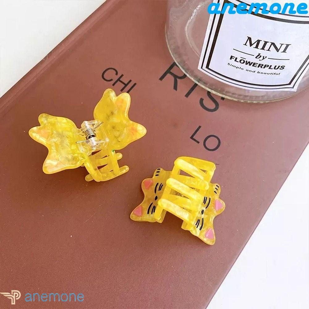 ANEMONE Kẹp Tóc Hình Chú Mèo May Mắn Phong Cách Hàn Quốc Thời Trang Cho Nữ
