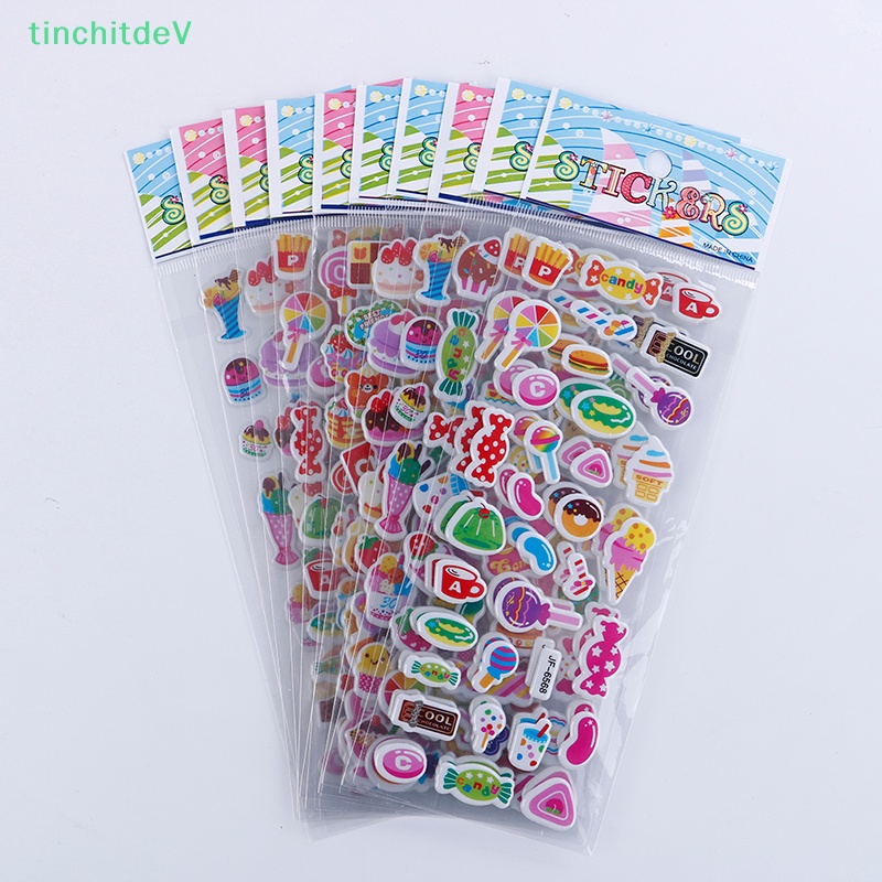 [TinchitdeV] Set 10 Tấm Bọc Bong Bóng Hình Que Kem Hoạt Hình Dành Cho Trẻ Em Đi Học [Hàng Mới]