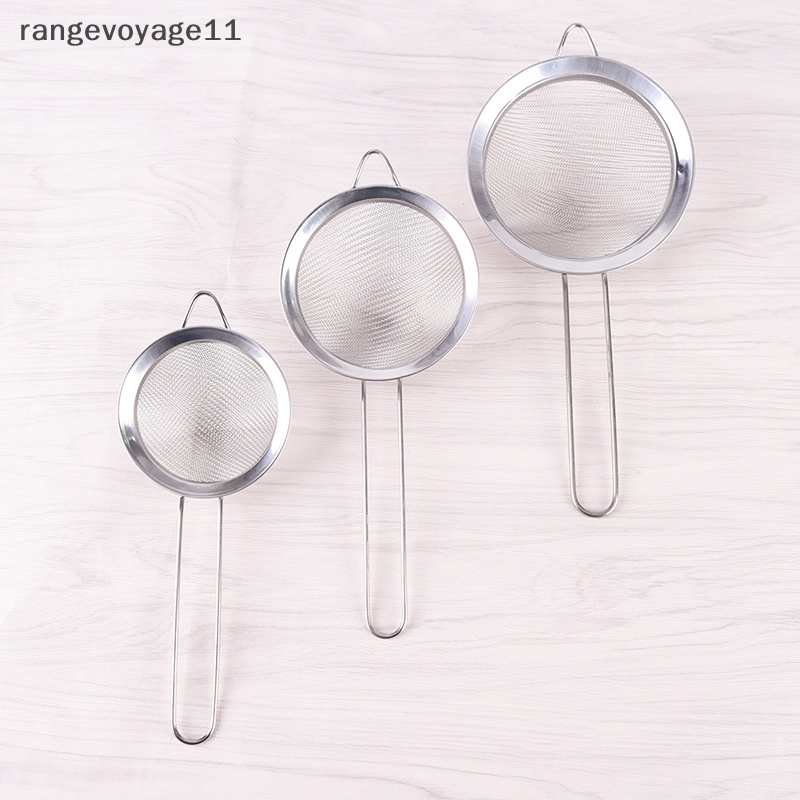 Rây Lưới Lọc Bằng Thép Không Gỉ Tiện Dụng Cho Nhà Bếp Dụng Cụ Rây Bột Bằng Thép Không Gỉ Tiện Lợi Bộ Dụng Cụ Sửa Chữa Chuyên Dụng