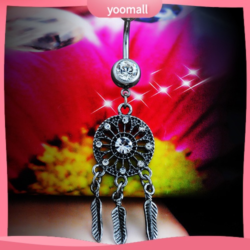 Khuyên Rốn Hình Lưới Giấc Mơ Đính Đá Thời Trang