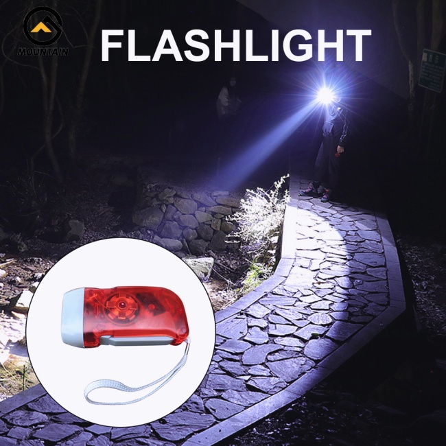 Đèn Pin Led Mini Cầm Tay Kèm Dây Đeo Tiện Dụng Dùng Khi Leo Núi / Cắm Trại