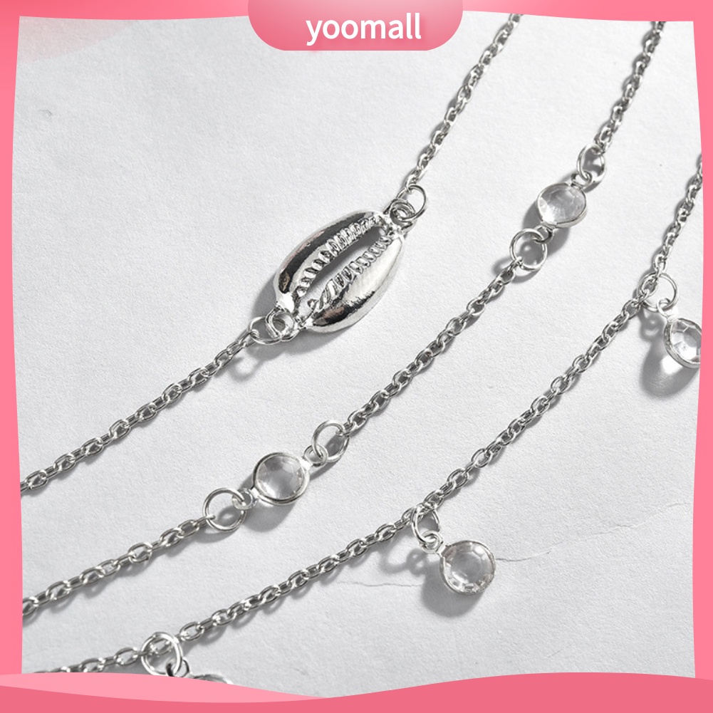 Vòng Cổ Choker Nhiều Lớp Mặt Hình Cây Dừa Và Đuôi Cá Thời Trang Cho Nữ