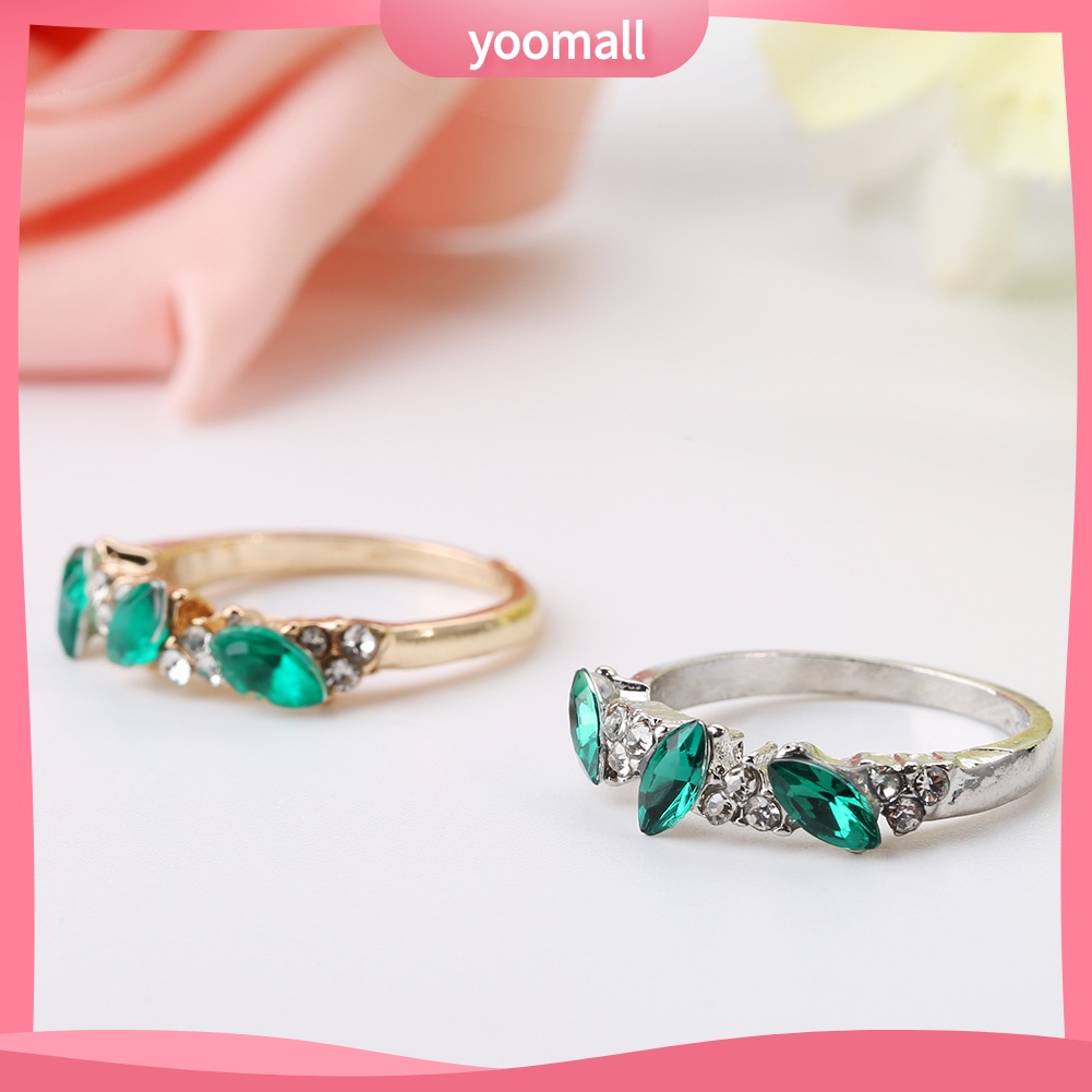 Nhẫn Đính Đá Thời Trang Phong Cách Vintage Dành Cho Nữ