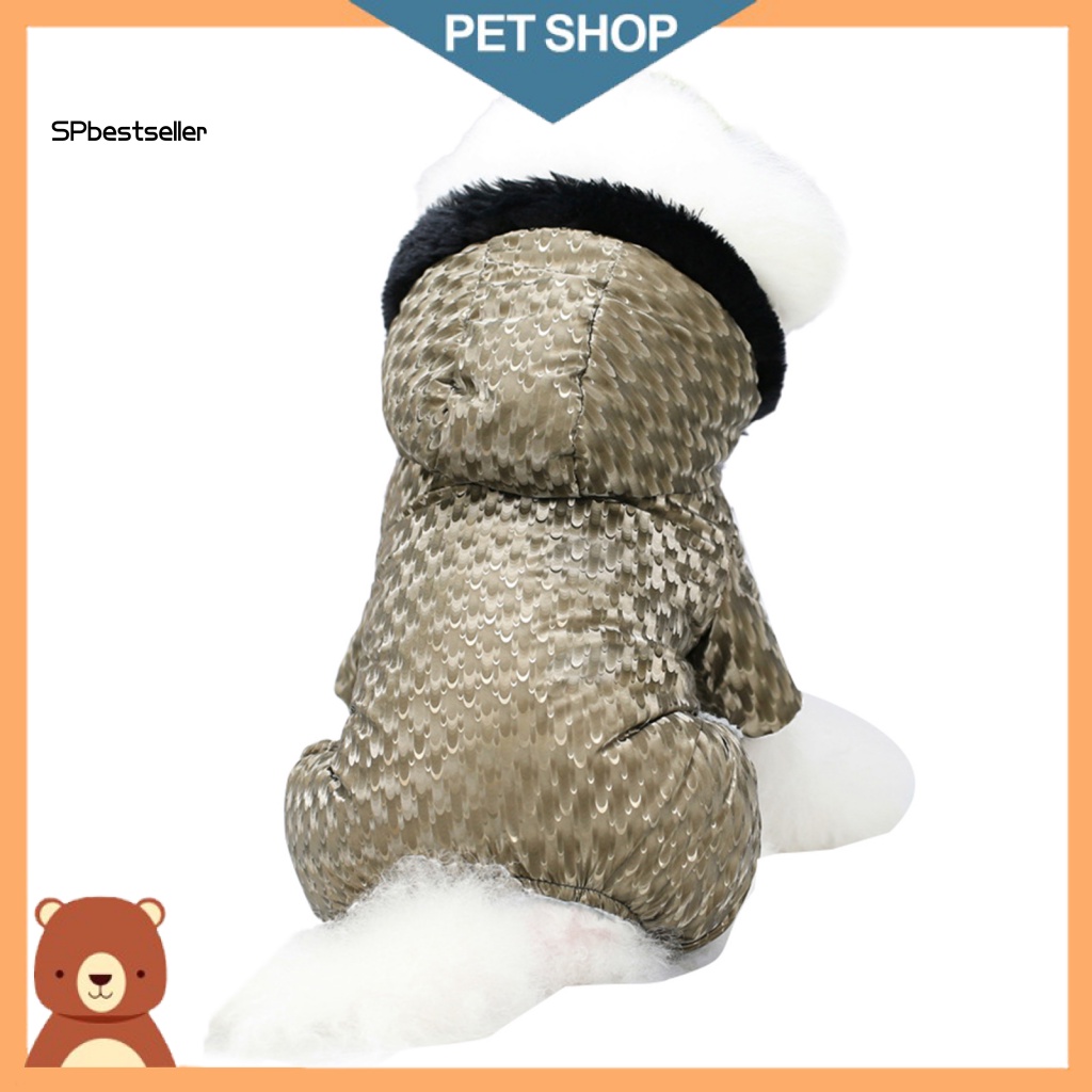 Áo Liền Quần Màu Trơn Mềm Mại Thời Trang Mùa Đông Cho Thú Cưng Màu Sắc