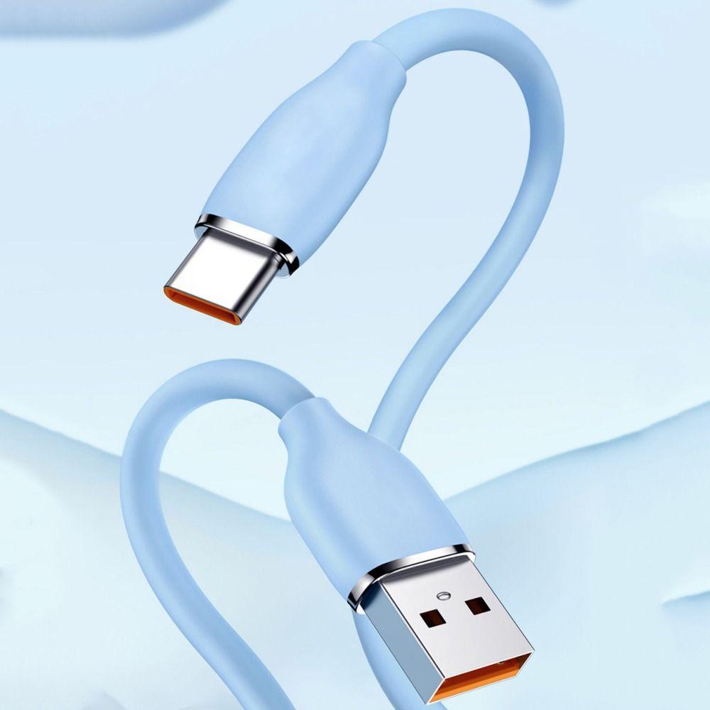 Dây Cáp Sạc Nhanh 100W 6A USBC Type C Bằng Silicone