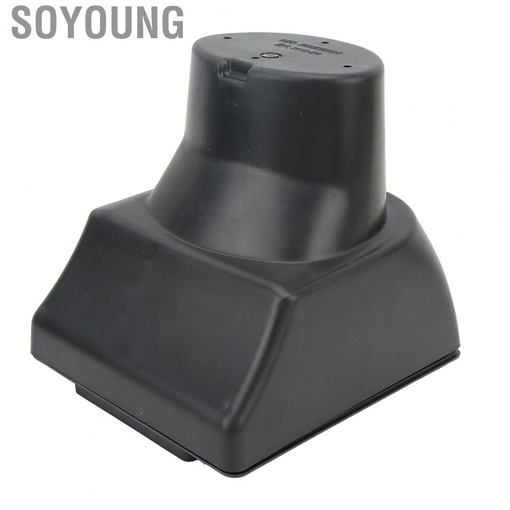 Soyoung Armrest Box Center Console Organizer 7 USB Ports Front Rear Expansion Black for Auto Interior