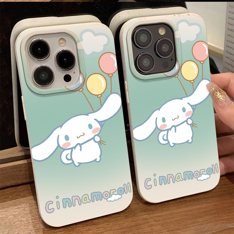 Ốp Điện Thoại Mềm Chống Sốc Màu Gradient Họa Tiết Chú Chó Cinnamon Cho Iphone 811 12 max 13714pro 7VDQ