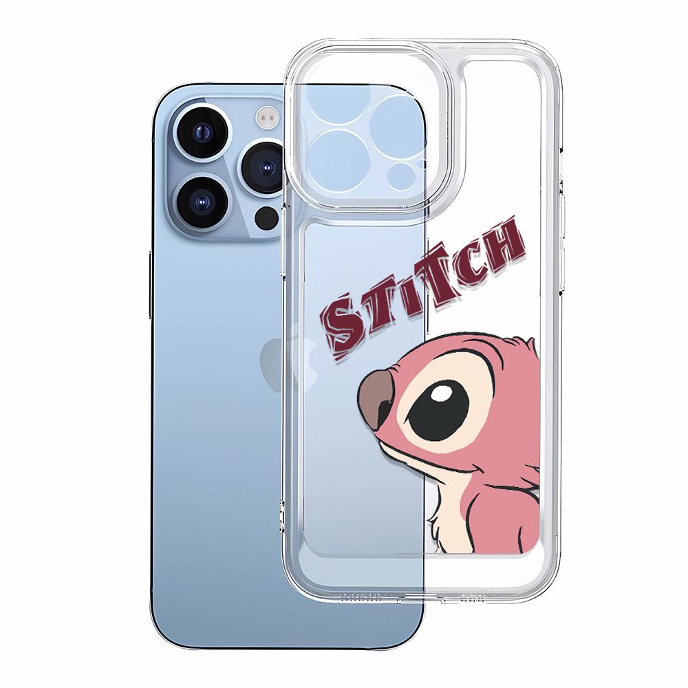 Ốp Điện Thoại Dẻo Họa Tiết Hoạt Hình Stitch Dễ Thương Chống Sốc Cho iPhone14Promax 13 118plu127 T1QM