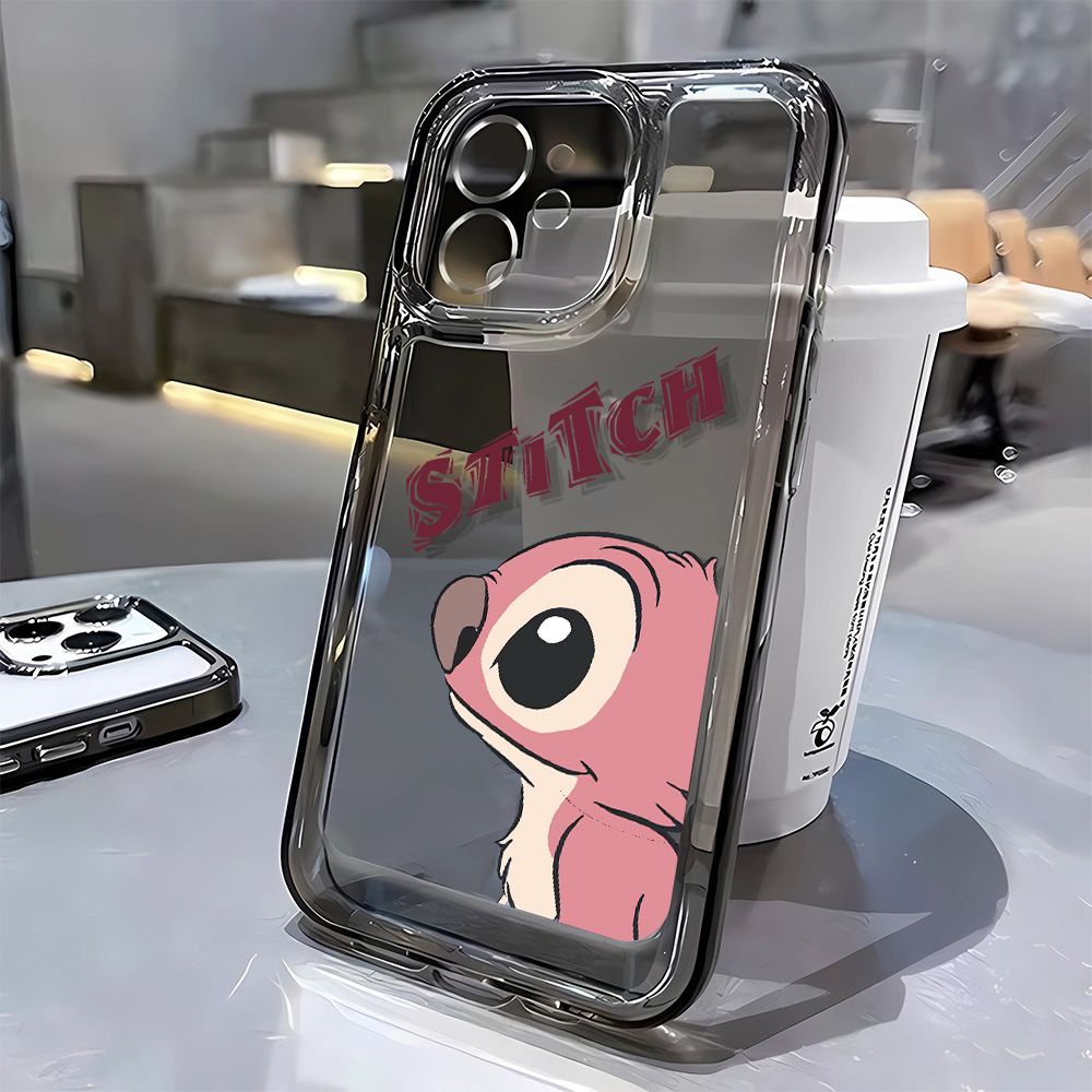 Ốp Điện Thoại Dẻo Họa Tiết Hoạt Hình Stitch Dễ Thương Chống Sốc Cho iPhone14Promax 13 118plu127 T1QM