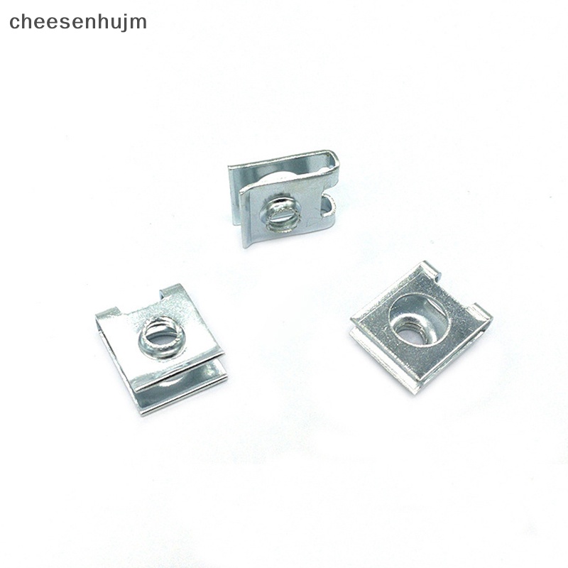 Set 10 Ốc Vít Chữ U Chống Rỉ Sét Cho Xe Hơi / Mô Tô M4 M5 M6