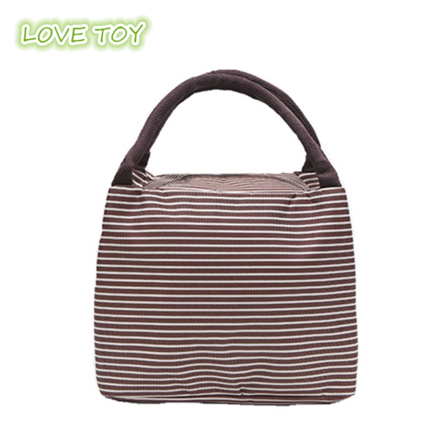 Túi Đựng Hộp Cơm Giữ Nhiệt Họa Tiết Kẻ Sọc