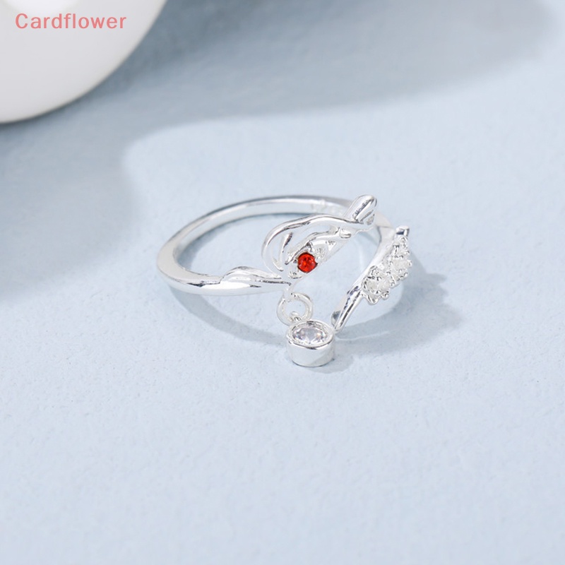 < Cardflower > Nhẫn Cặp Đôi Anime Tian Guan Ci Fu Blessing Hua Cheng Xie Lian Có Thể Điều Chỉnh Kích Thước Hàng Mới