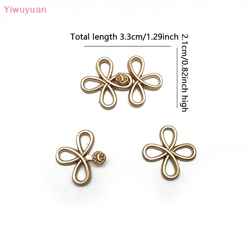 < Yiwuyuan > Thắt Lưng Nút Thắt Nút Bằng Kim Loại Vô Hình Có Thể Tháo Rời Phong Cách Trung Hoa Mới