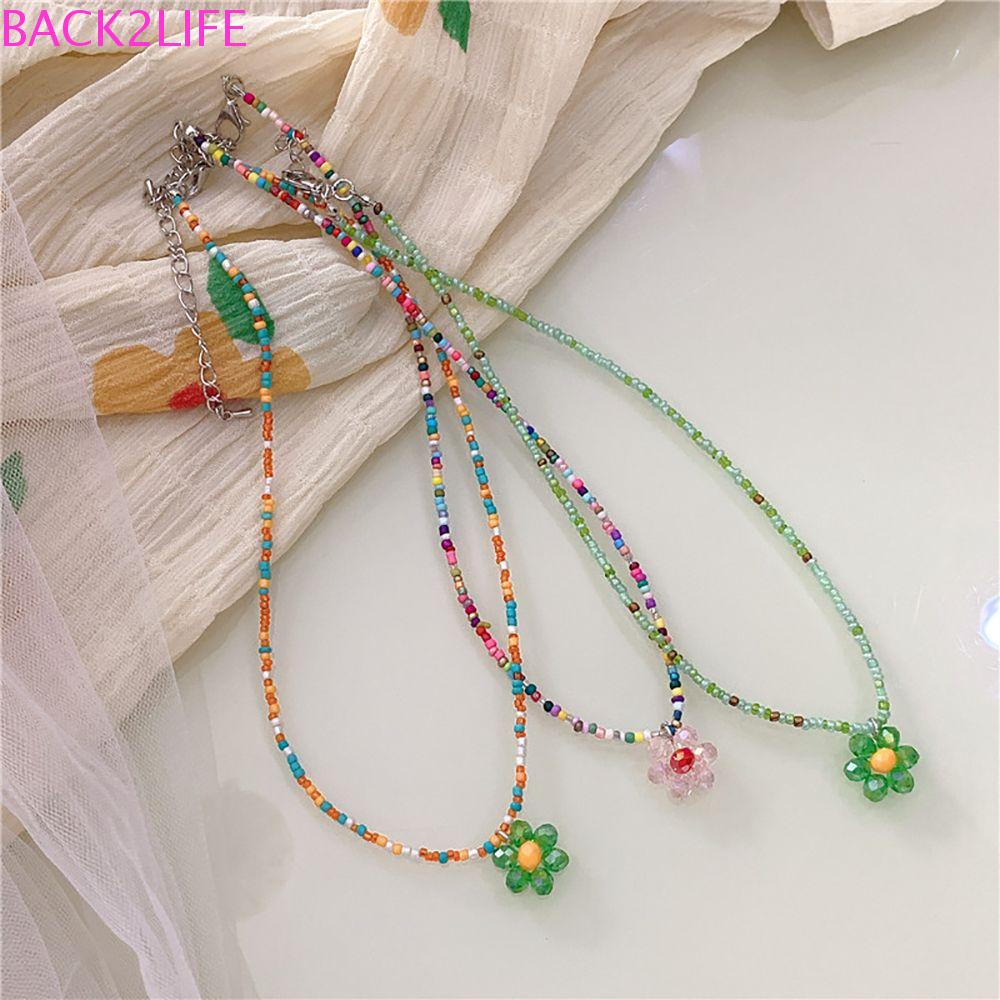 Vòng cổ Đính Hạt Pha Lê Phong Cách Bohemian Hàn Quốc Dễ Thương