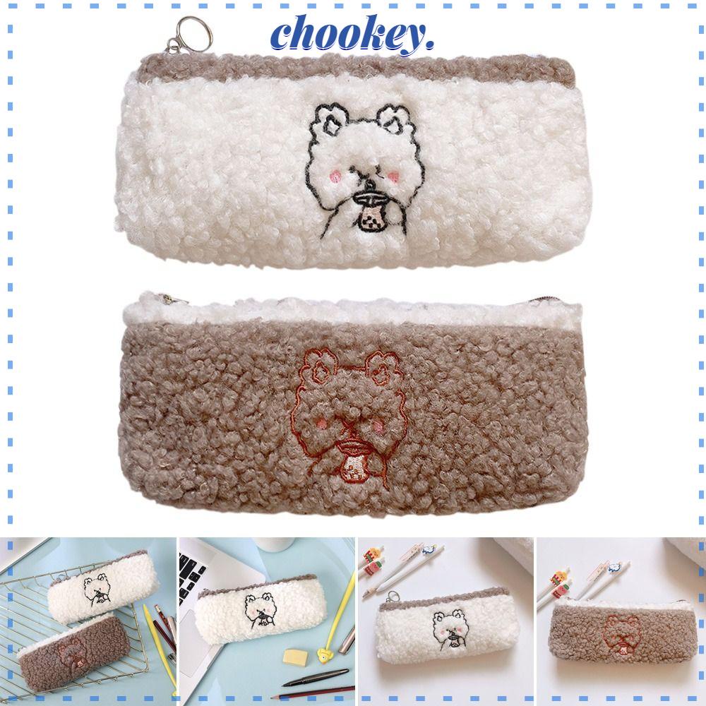 Túi Đựng Bút Đa Năng Họa Tiết Gấu Dễ Thương