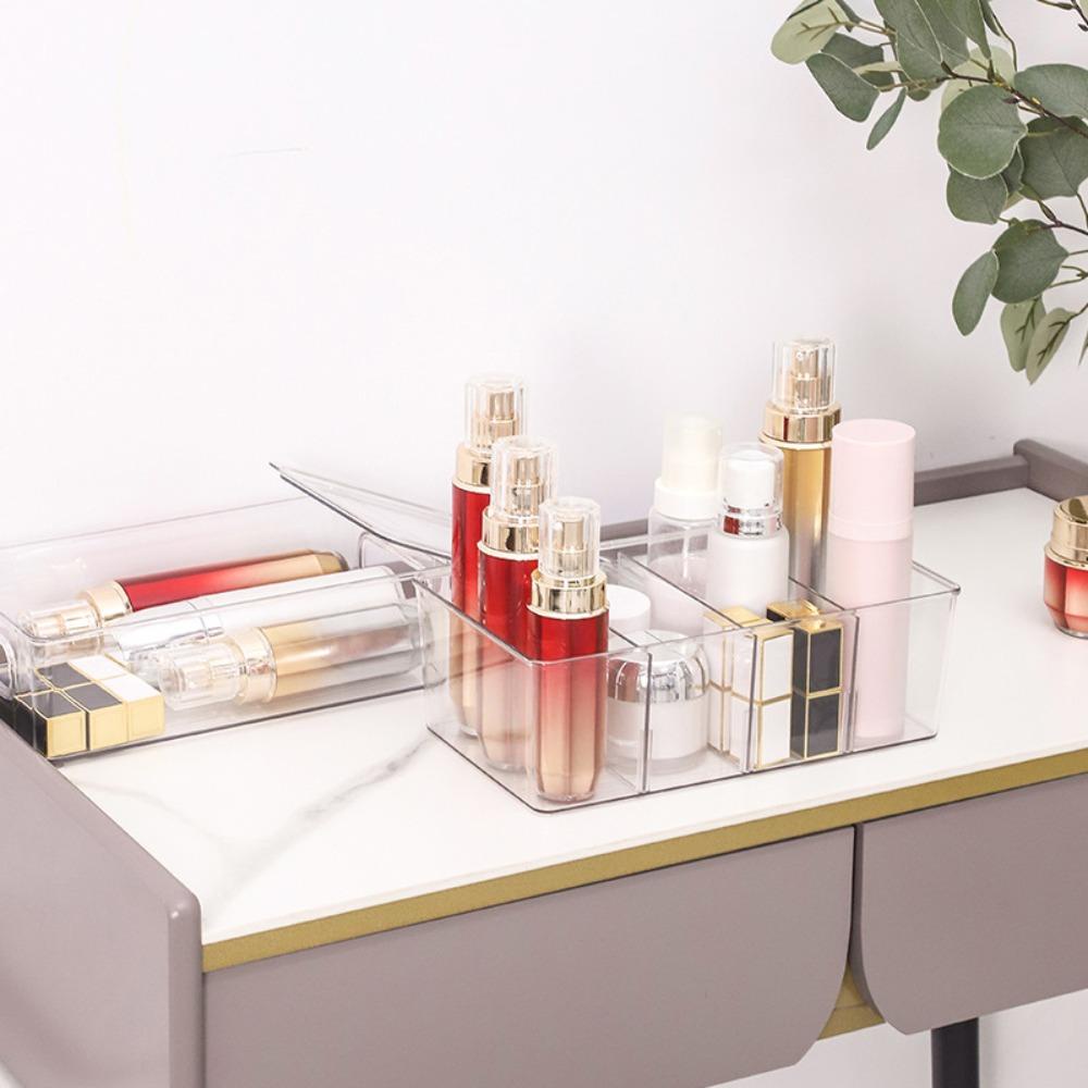 Giỏ Đựng Đồ Ăn Vặt 4 Ngăn Bằng Acrylic Trong Suốt Có Thể Tháo Rời Tiện Dụng Cho Gia Đình