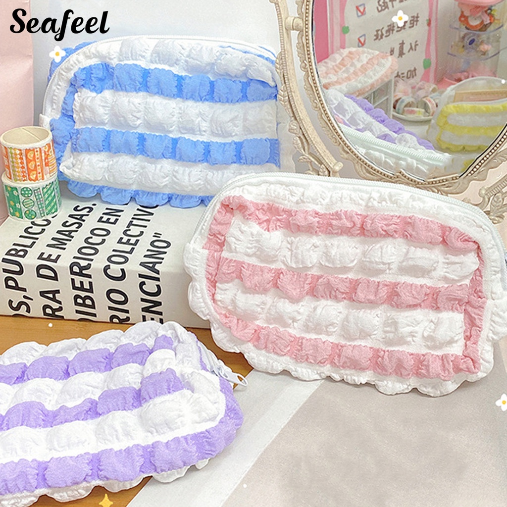 Túi Đựng Bút Chì Mềm Mịn Chống Bụi Tiết Kiệm Không Gian Có Khóa Kéo