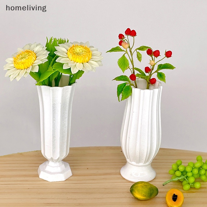 Bình Hoa Mini Bằng Nhựa Resin Tỉ Lệ 1 / 6 Trang Trí Nhà Búp Bê