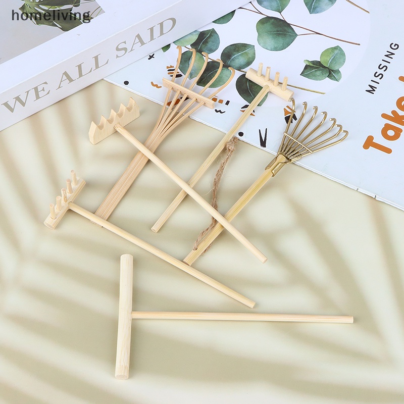 Mô Hình Bàn Ghế Bằng Tre Tỷ Lệ 1 / 12 Dùng Trang Trí Nhà Búp Bê / Tiểu Cảnh