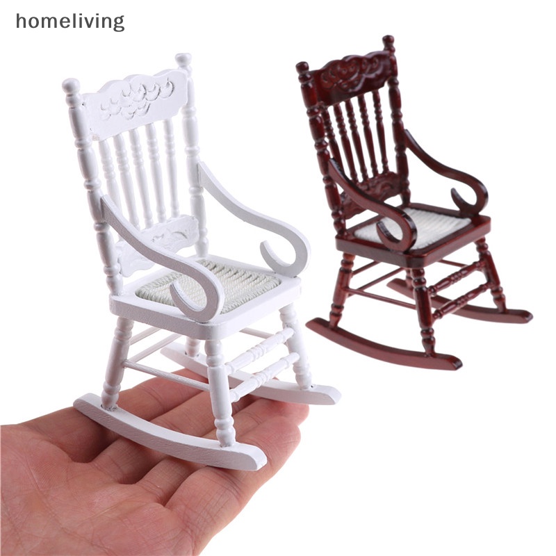 Mô Hình Ghế Bập Bênh Tỉ Lệ 1 / 12 Trang Trí Nhà Búp Bê