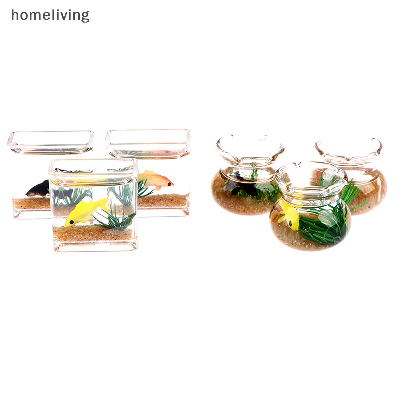 Bể Cá Bằng Thủy Tinh Dùng Trang Trí Nhà Búp Bê