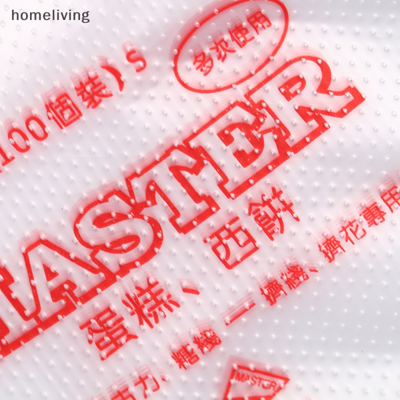 50 / 100 Túi Để Thắt Kem Trang Trí Bánh Dùng Một Lần Tiện Dụng