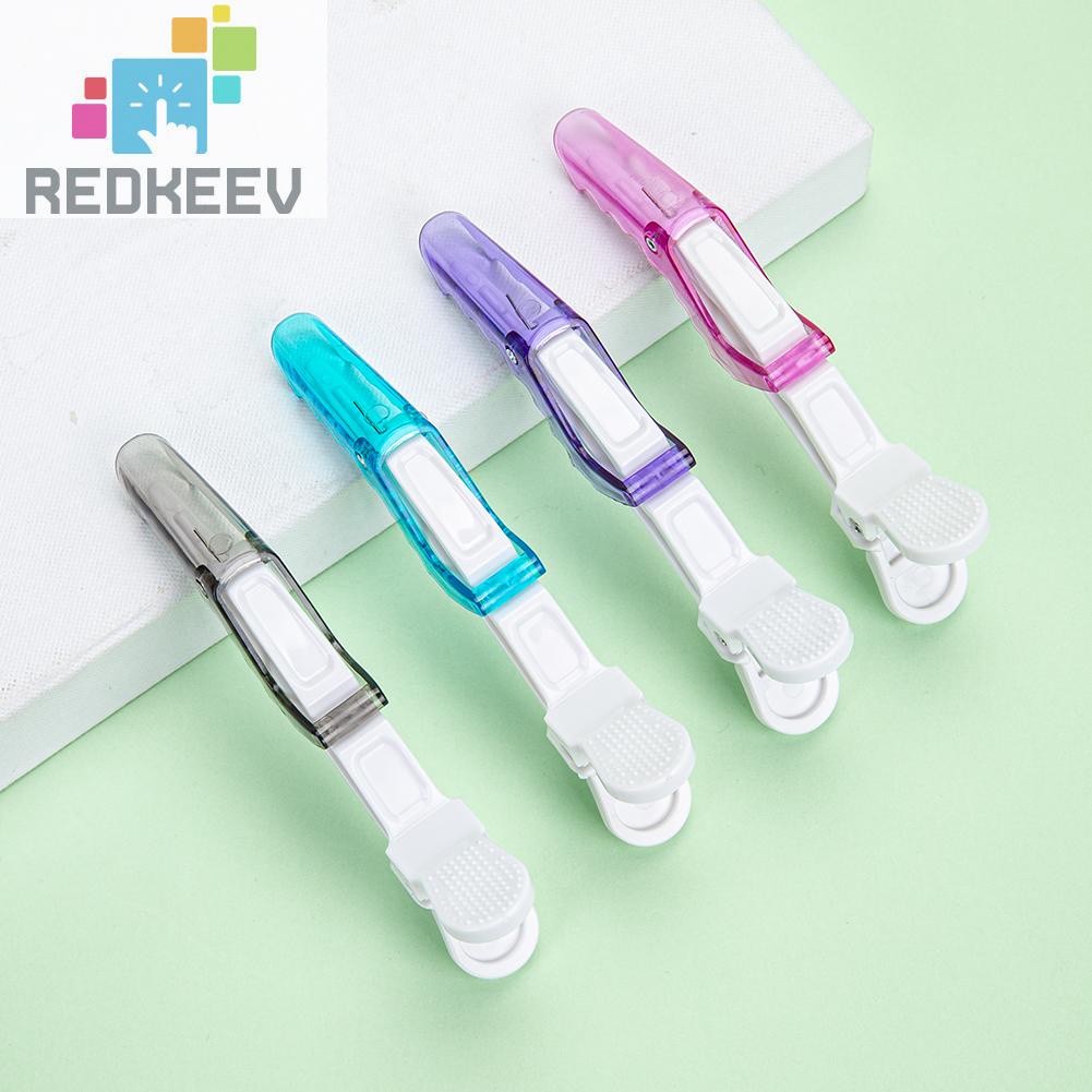 Set 6 Kẹp Nhựa Cố Định Tóc Hai Cổng Thiết Kế Nhỏ Gọn