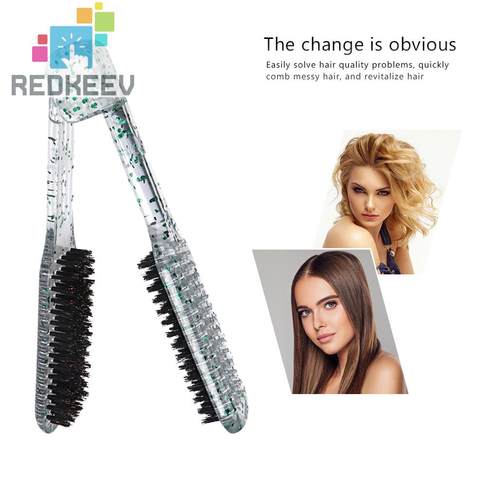 Lược Kẹp Chữ V Tạo Kiểu Tóc Không Đau Tiện Dụng