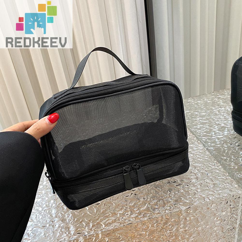 Túi Lưới Nylon Đựng Mỹ Phẩm Tiết Kiệm Không Gian Tiện Dụng Cho Gia Đình / Văn Phòng