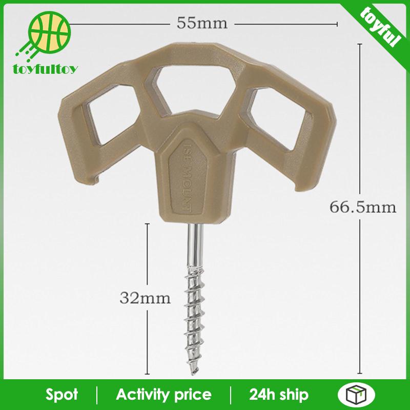 Bộ 10 Đinh Vít Ba Mắt Khối Lượng Nhẹ Dùng Cắm Trại / Leo Núi / Câu Cá