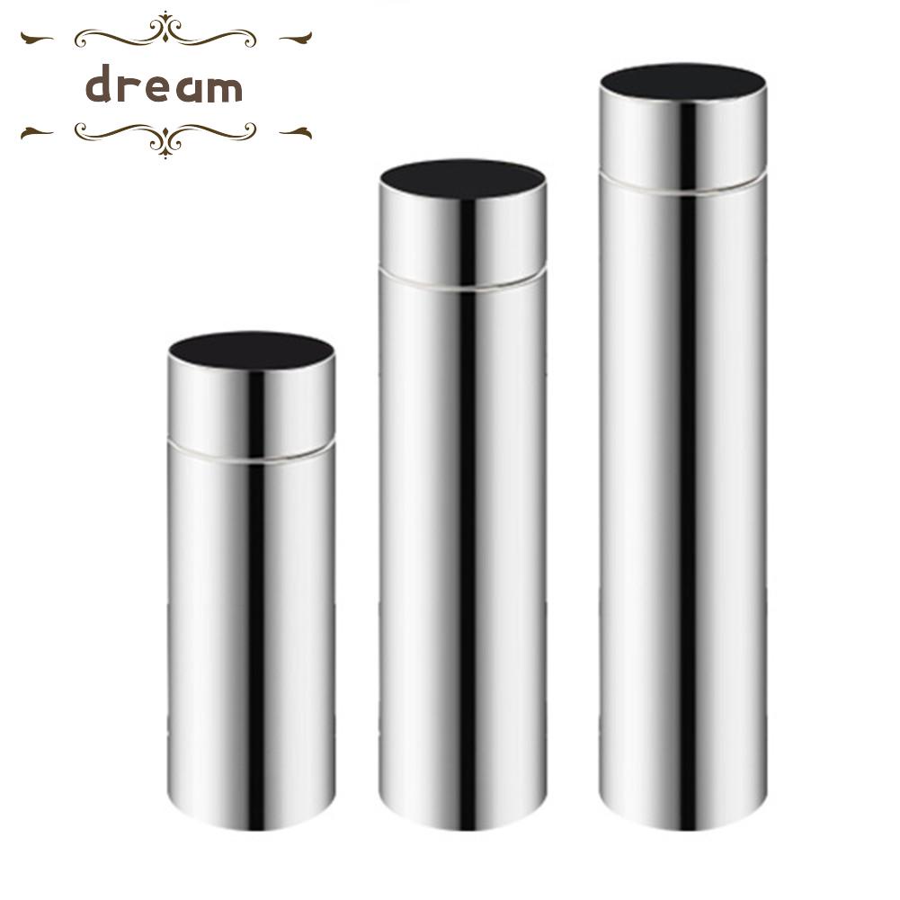 【DREAMLIFE】Stove Pipe 2.3in 20-40cm 20/30/40cm Chimney Flue Liner Stainless Steel