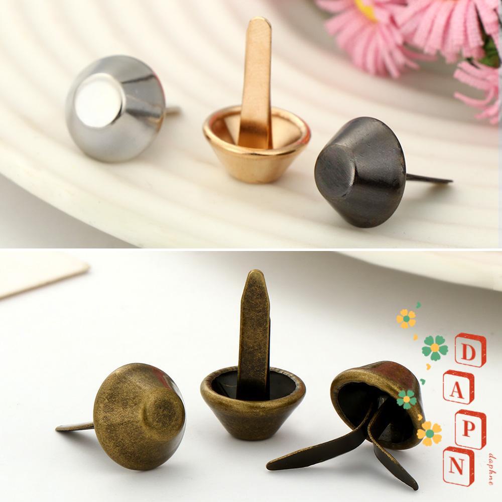 Bộ 100 Đinh Tán Kim Loại 12mm Chuyên Dụng Cho Túi Xách Da