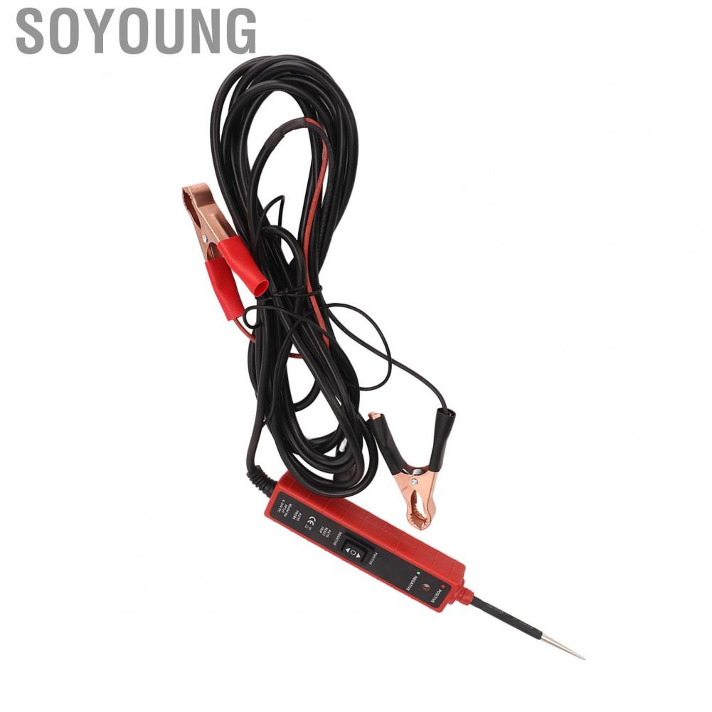Soyoung Car  Tool 6‑24V DC Automotive Electric Circuit Tester Power Probe Detector 7A Break Current Locate Short Circuits