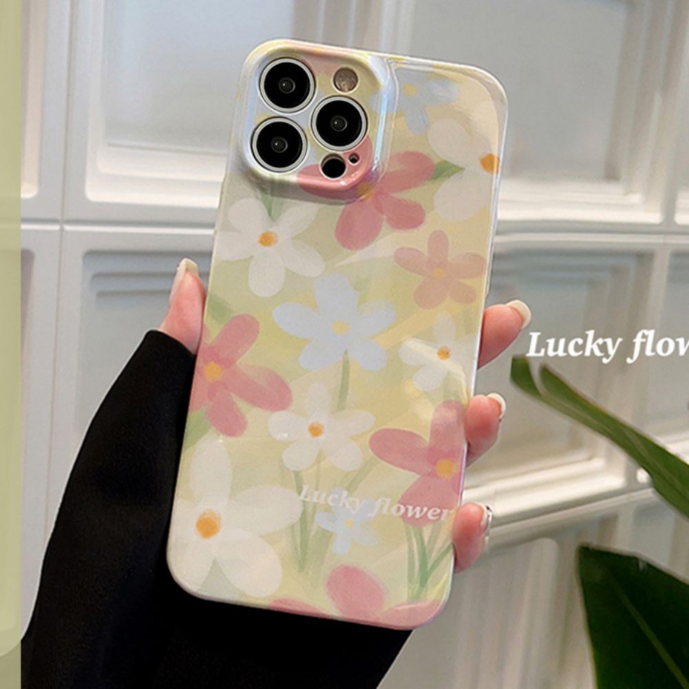 Ốp Điện Thoại TPU Mềm In Hoa Graffiti Thời Trang Cho IPhone 14 13 12 11 Pro Max X XR 8 7 Plus SE