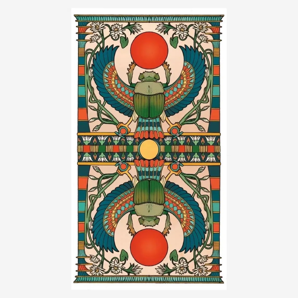 Egyptian Art Nouveau Tarot cards oracle deck meaning Family Party Board Game Oracle Cards Divination Fate Card