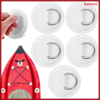 Bộ 5 Móc Treo Chữ D Bằng Thép Không Gỉ Dùng Sửa Chữa Phao Thuyền Bơm Hơi