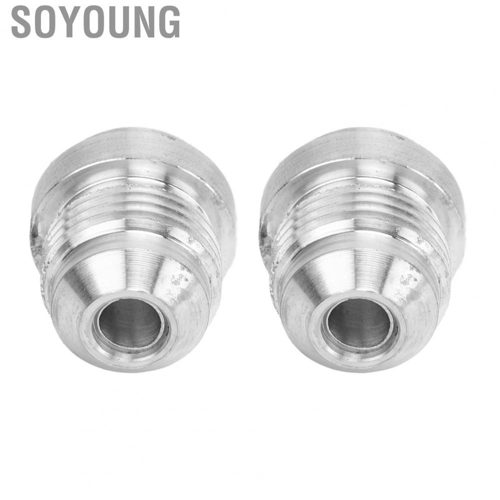 Soyoung AN8 Weld On Fitting High Strength 8AN Hose Adapter Leakage Proof Impact for Car