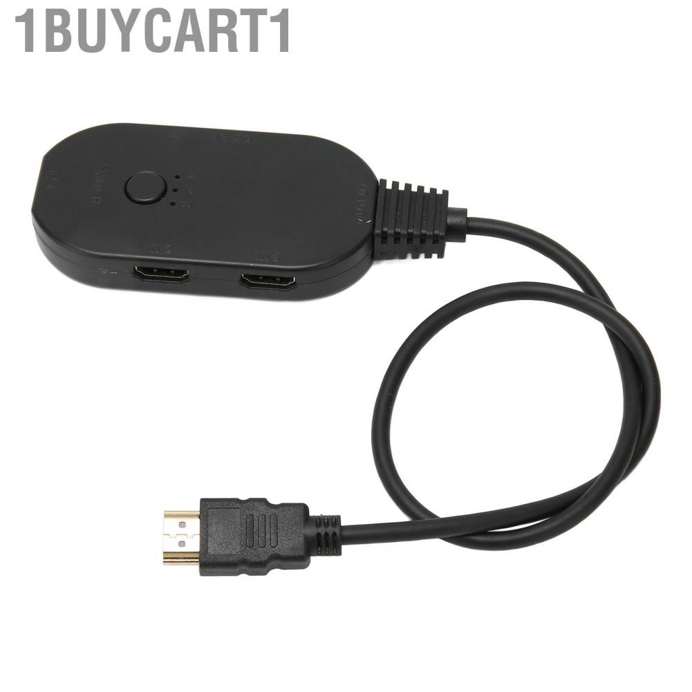 1buycart1 3 in 1 Out HD Multimedia Interface Switch 4K 60hz Quick Installation Port Video for Projection Corporate Training