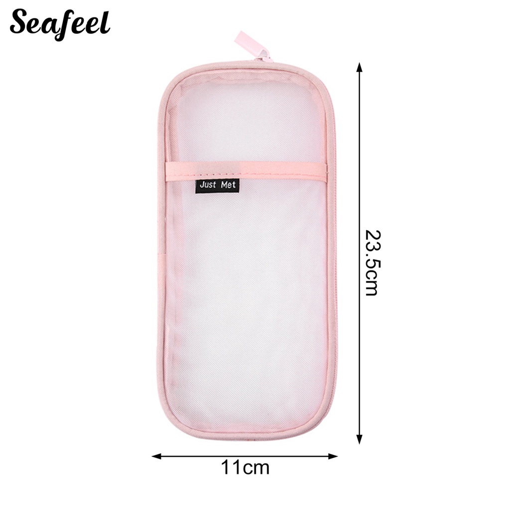 Túi Đựng Bút Trong Suốt Đơn Giản Thời Trang Phong Cách Hàn Quốc