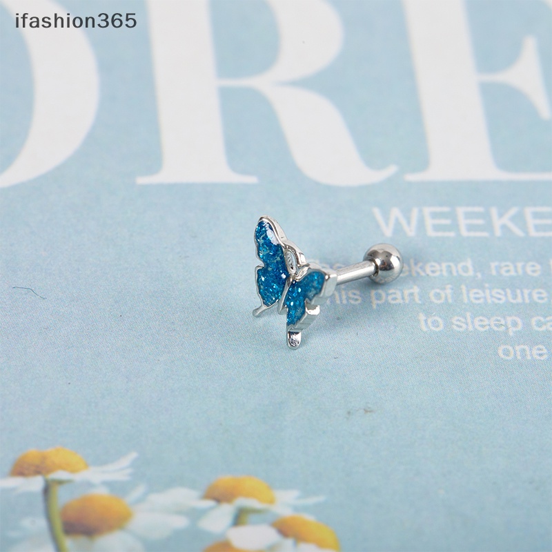 Phụ Kiện Trang Trí Móng / Rốn Hình Bướm Xoắn Ốc Nhiều Màu Thời Trang Dành Cho Nữ ifashion365