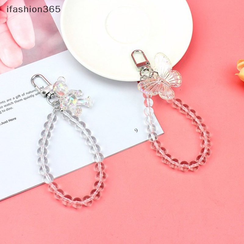 [ifashion365] Dây Đeo Điện Thoại / Móc Khóa Hình Gấu Nhiều Màu Sắc Dễ Thương