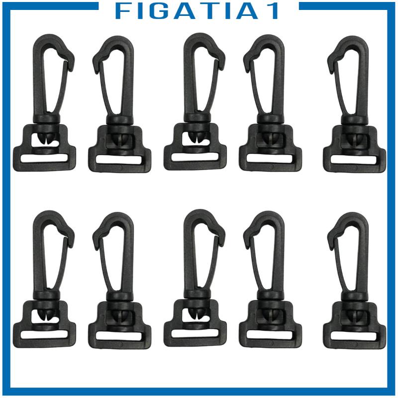 Set 10 Móc Khóa Càng Cua Xoay 360 Độ Cho Túi Xách / Dây Đeo Hành Lý / Dự Án May Vá