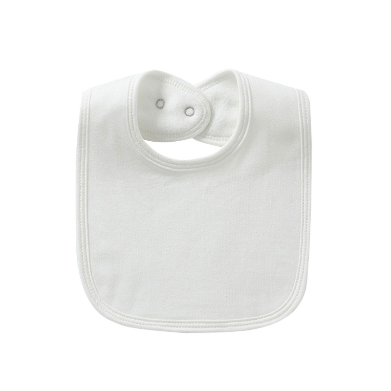 Yếm Ăn Vải Cotton Thoáng Khí 2 Nút Dành Cho Bé