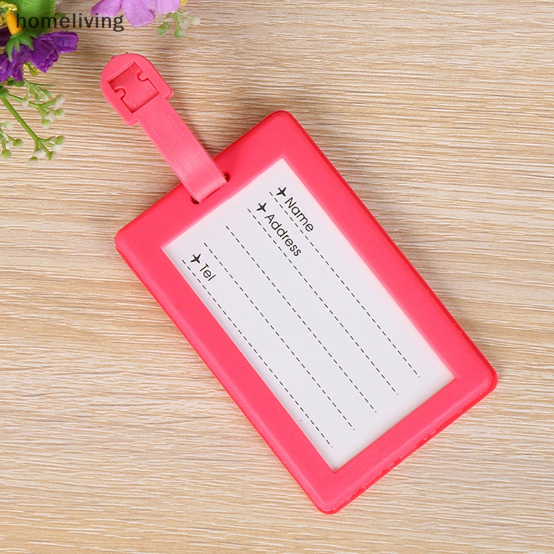 Thẻ Ghi Thông Tin Hành Lý Bằng Silicon Mềm Họa Tiết Hoạt Hình Sáng Tạo