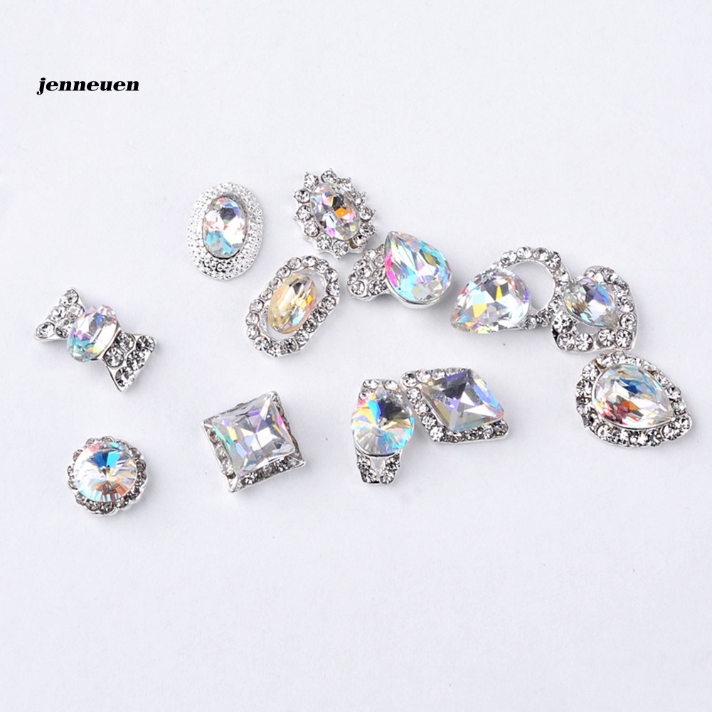 1 Hộp Đá 3D Lấp Lánh Tự Trang Trí Móng Tay