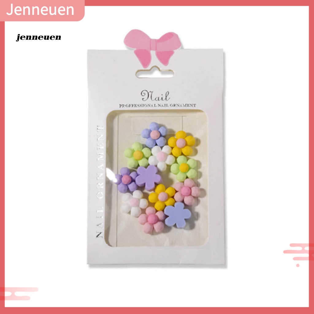 Bộ 12 Phụ Kiện Trang Trí Móng Tay 3D Nhiều Màu Dễ Thương DIY